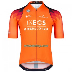 Wielershirt 2023 INEOS Grenadiers - Oranje Donkerblauw